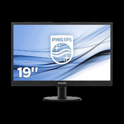 Philips 193V5LHSB2 94 18.5" Smart Control Monitor With TFT LCD Display VGA HDMI Port.